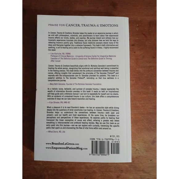Cancer, Trauma & Emotions: A Traditional Medicine Path to Spiritual Wholeness (P - Picture 2 of 6